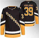 Men's Pittsburgh Penguins #39 Alex Nedeljkovic Black 2021-22 Alternate Primegreen Stitched Jersey,baseball caps,new era cap wholesale,wholesale hats